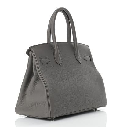 Hermes Togo Birkin 30 Etain 3 of 10