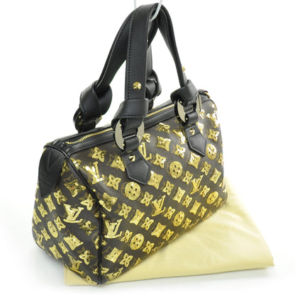 Louis Vuitton Monogram Sequins Eclipse Speedy 28 Gold 3 of 9