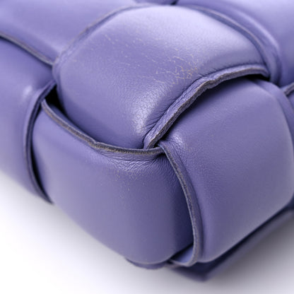 Bottega Veneta Lambskin Maxi Intreccio Padded Chain Cassette Crossbody Bag Lavender 10 of 16