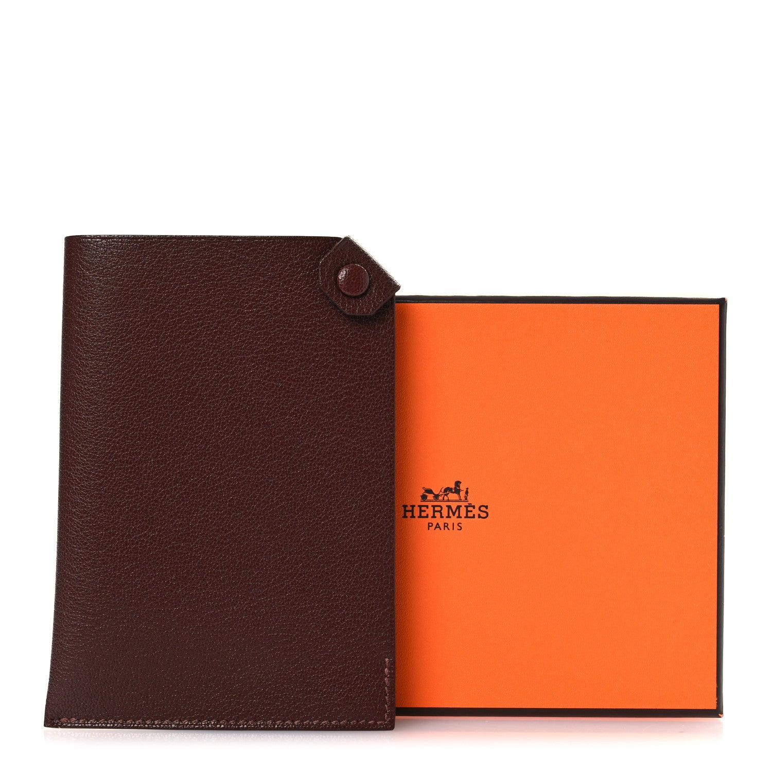 Hermes Chevre Chamkila Tarmac PM Passport Holder Terre 8 of 8