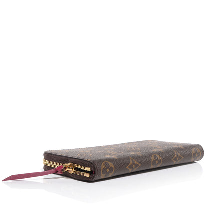 Louis Vuitton Monogram Clemence Wallet Fuchsia 4 of 8
