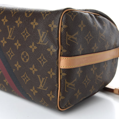 Louis Vuitton Monogram My LV Heritage Speedy Bandouliere 30 Bordeaux Black 9 of 10