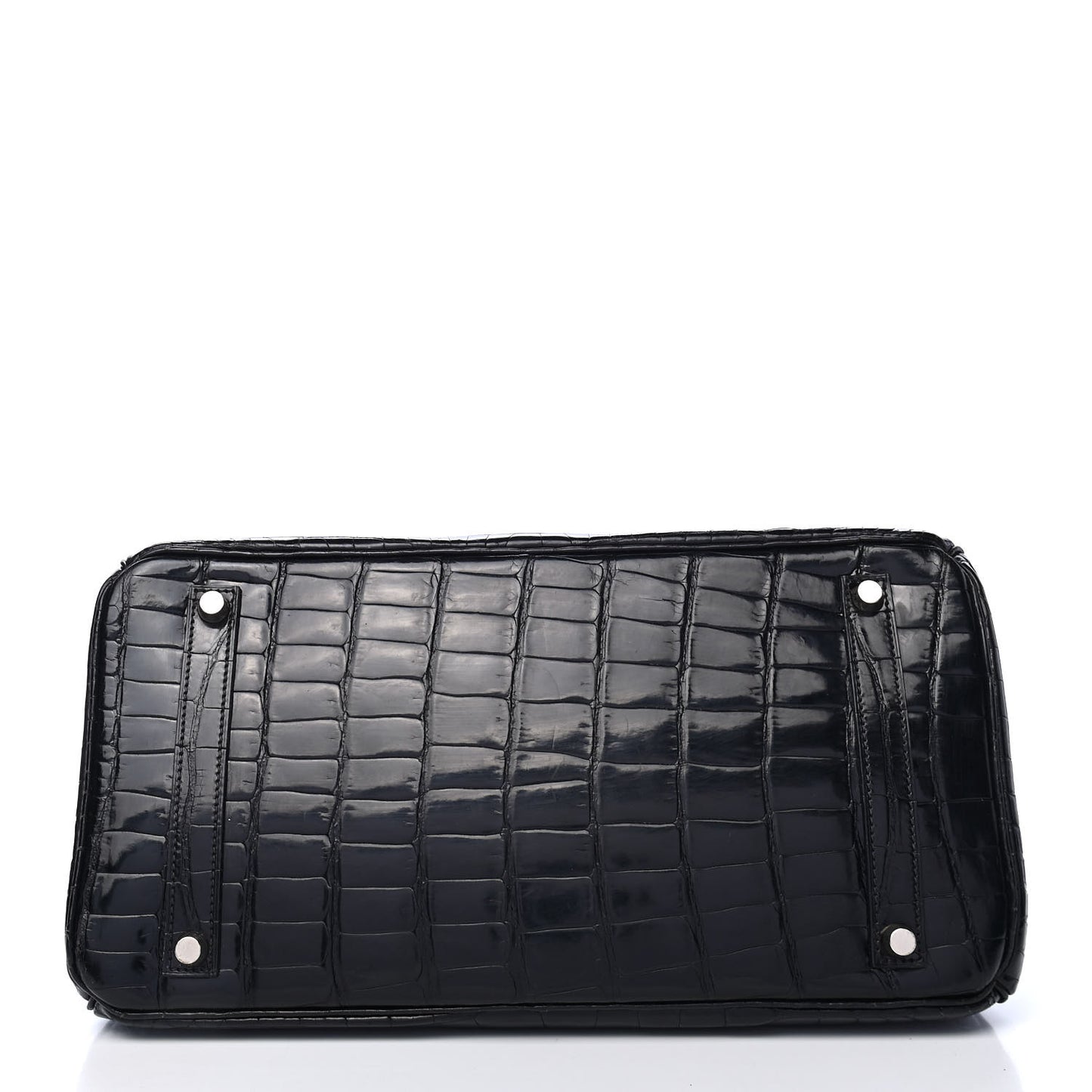 Shiny Porosus Crocodile Birkin 35 Black