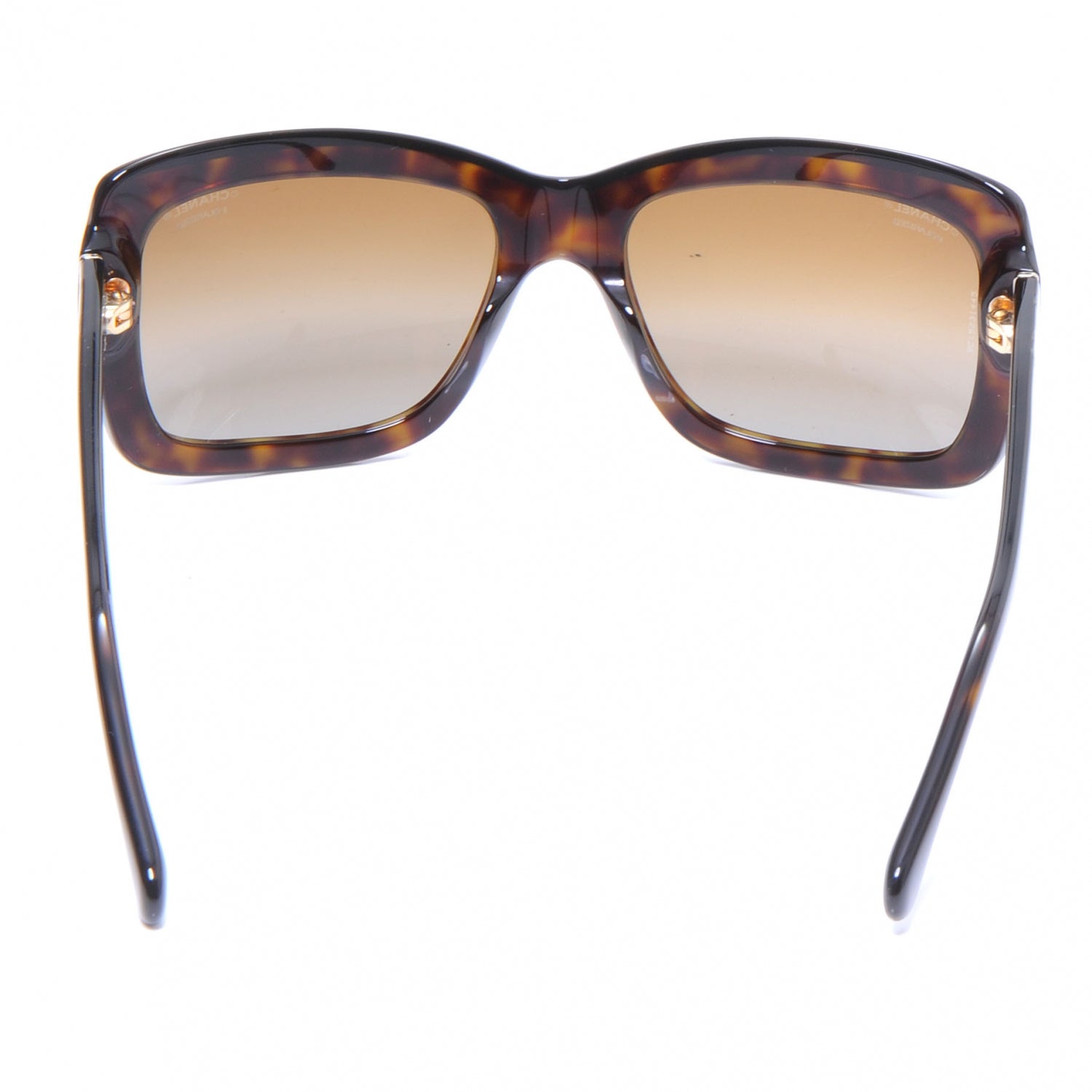 Chanel Tortoise Shell CC Camellia Sunglasses 5249 2 of 5