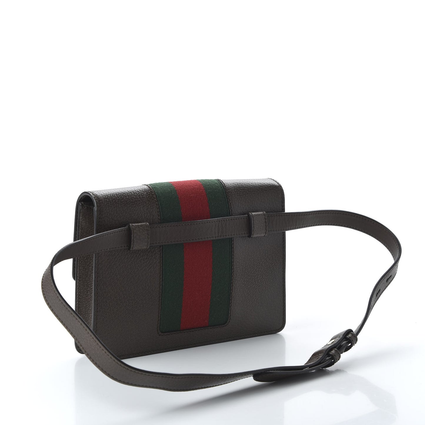 Calfskin Embroidered Sylvie Belt Bag Brown