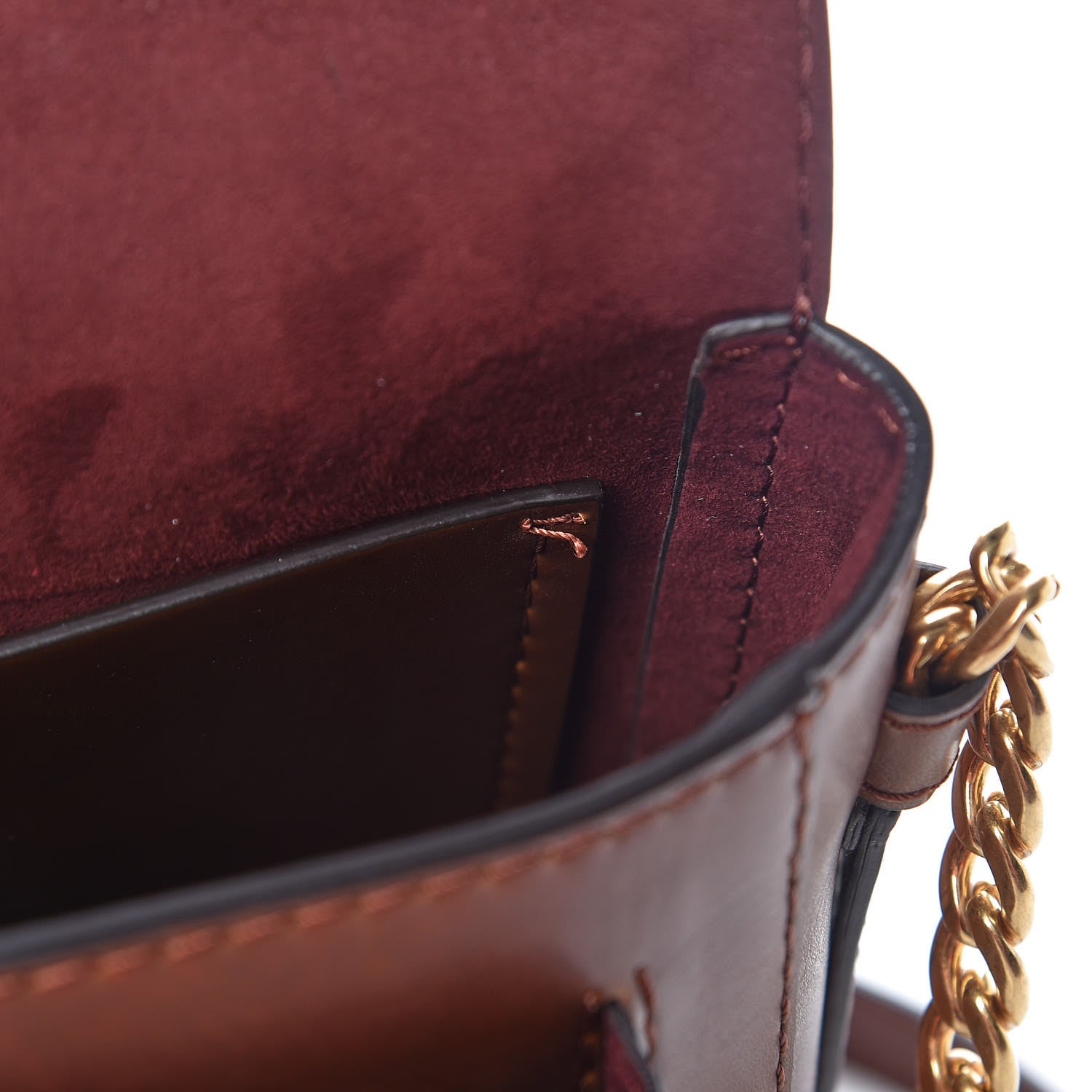 Stella McCartney Eco Alter Nappa Popper Shoulder Bag Cognac 8 of 11