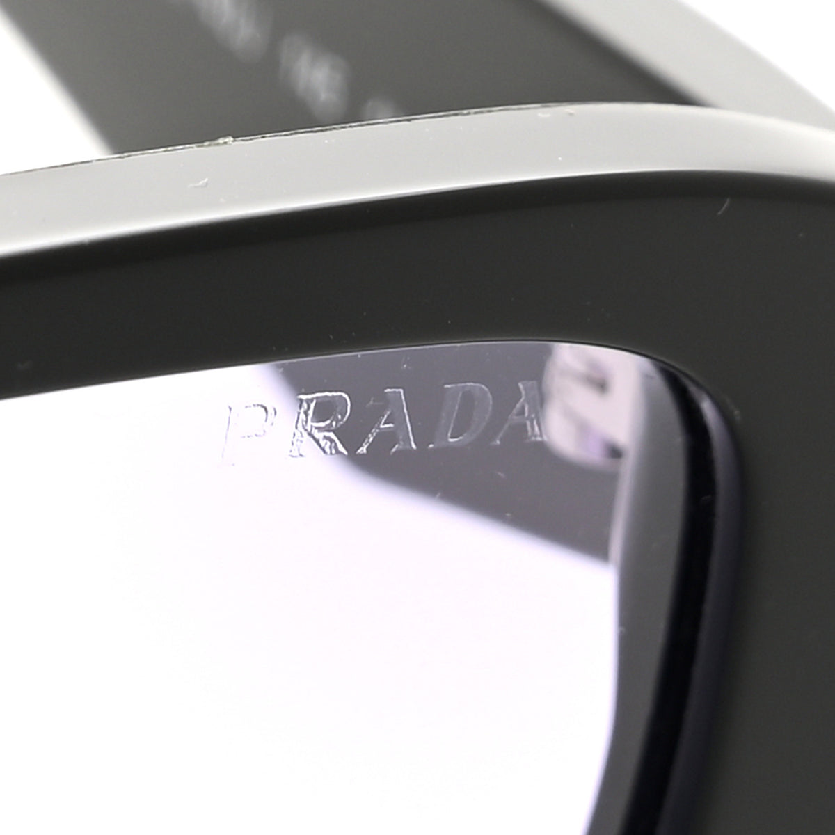 Prada Acetate Symbole Sunglasses SPR B06-F Black 7 of 9