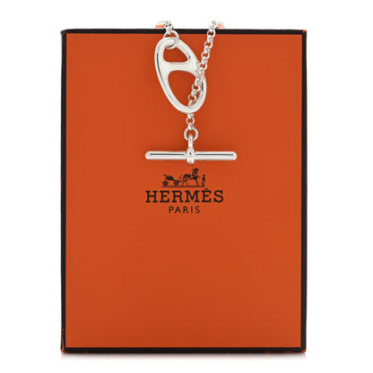 Hermes Sterling Silver Chaine D'Ancre Punk Toggle Necklace 5 of 5