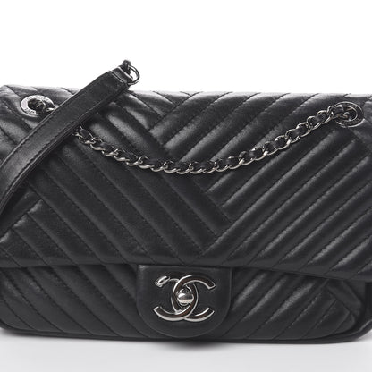 Chanel Lambskin Small CC Crossing Flap Black 9 of 12