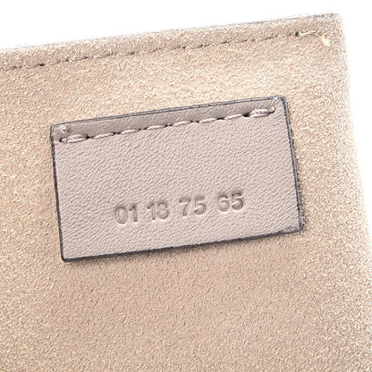 Chloe Smooth Calfskin Suede Patchwork Studded Small Pixie Bag Motty Grey 7 of 9