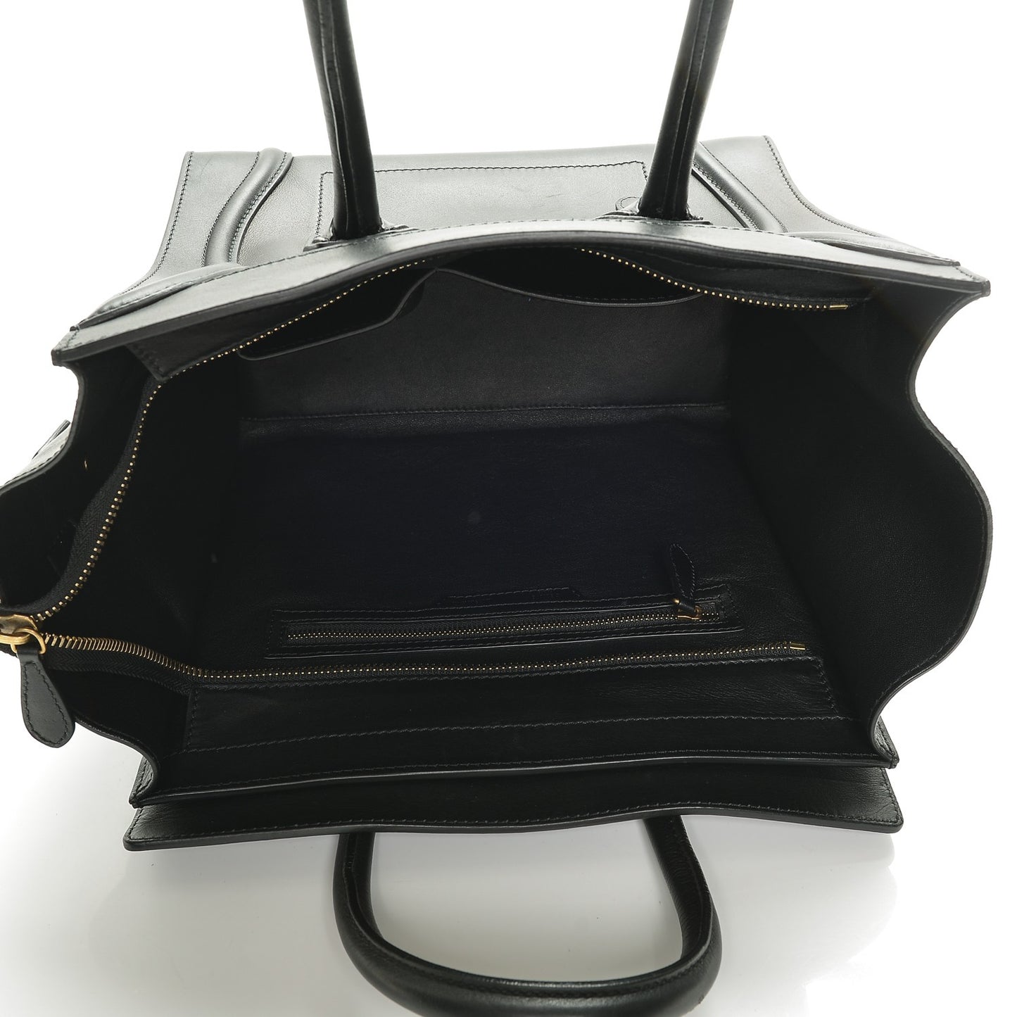 Smooth Calfskin Mini Luggage Black