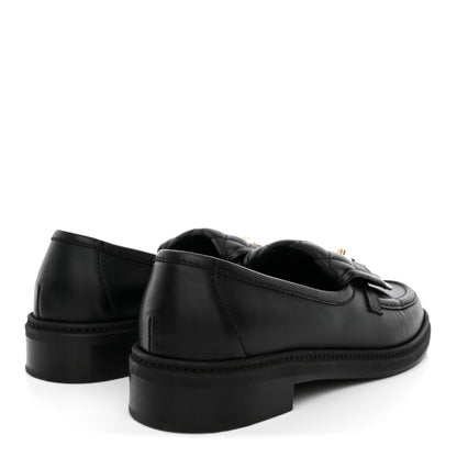 Chanel Lambskin Quilted CC Turnlock Loafers 39 Black 5 of 11