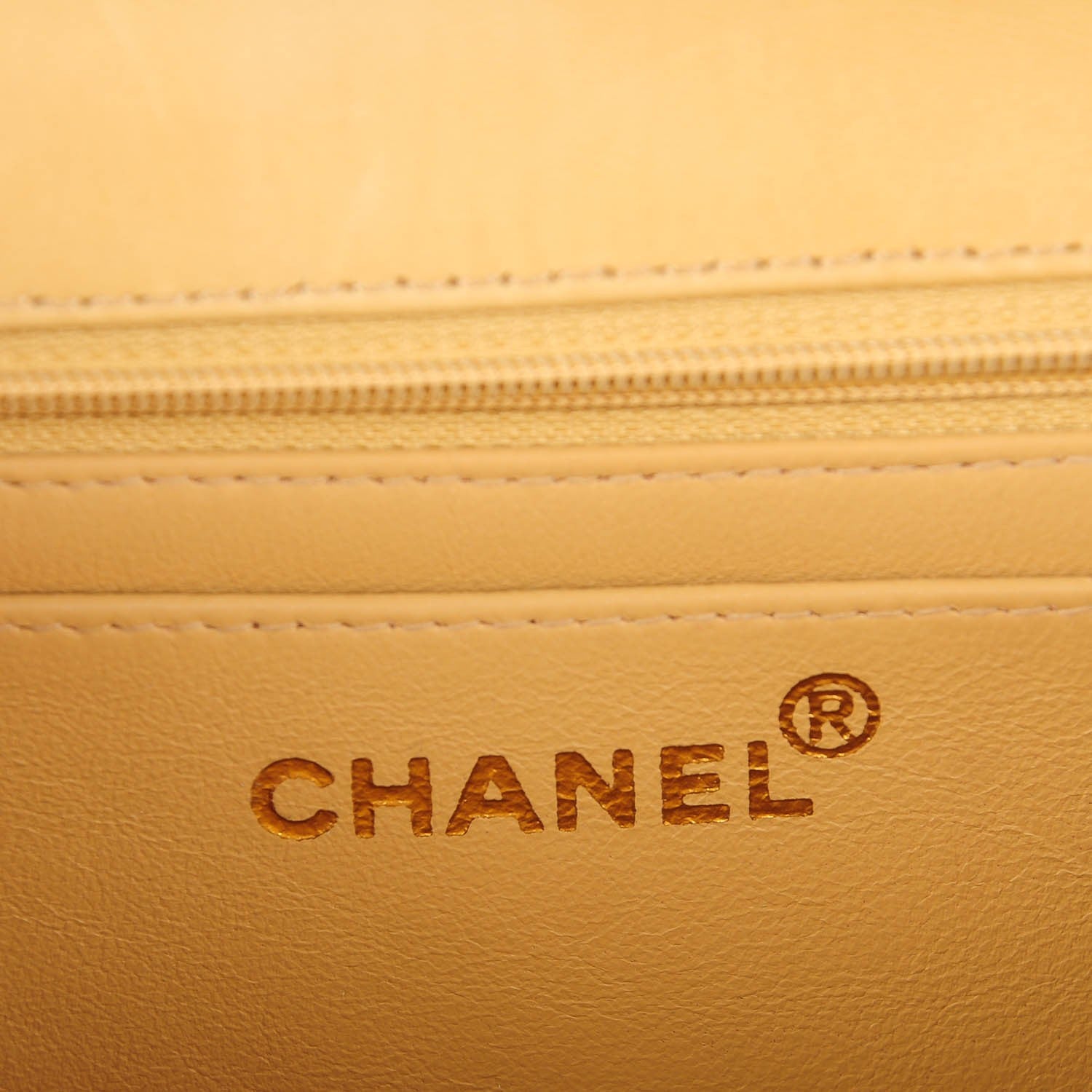 Chanel Lambskin Medium Bekko Chain Single Flap Beige 5 of 13