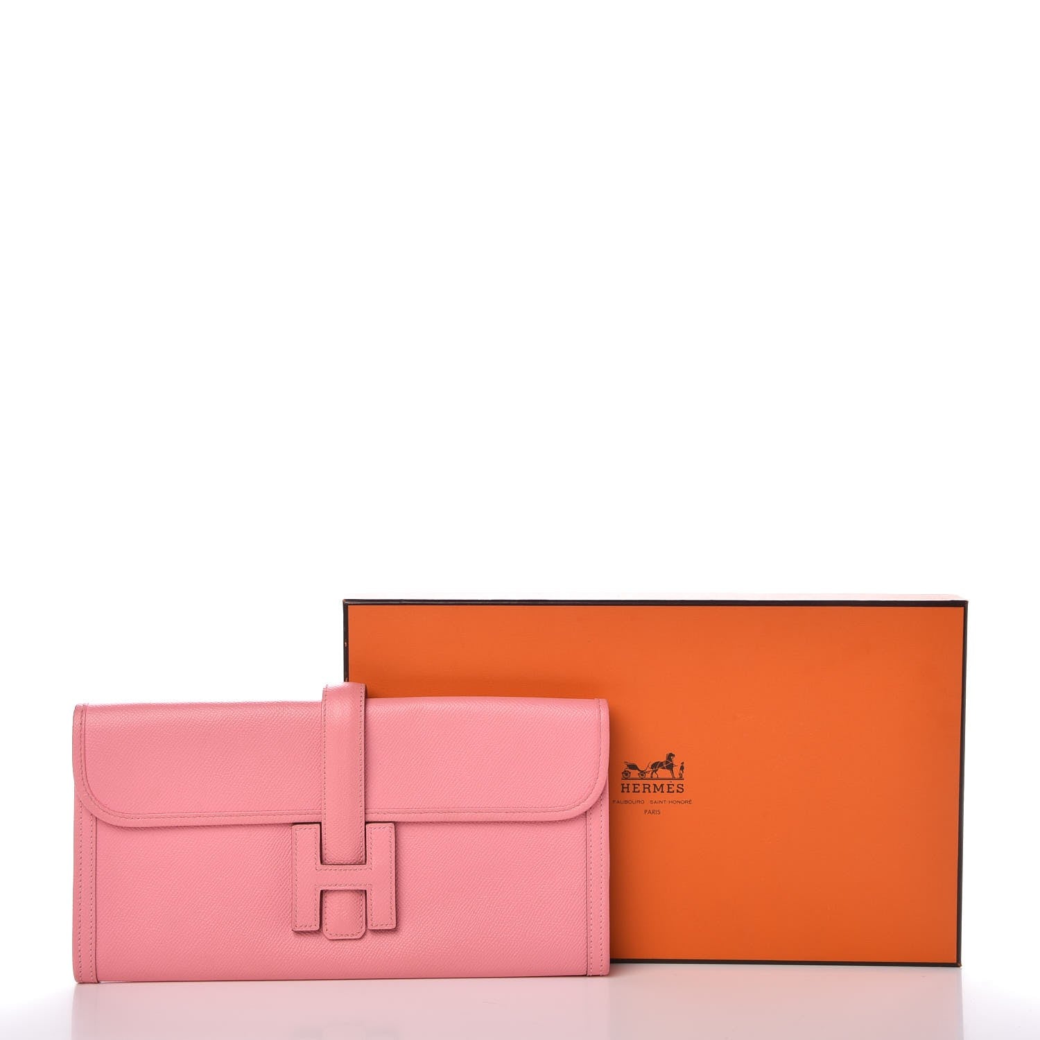 Hermes Epsom Jige Elan 29 Clutch Rose Confetti 10 of 10