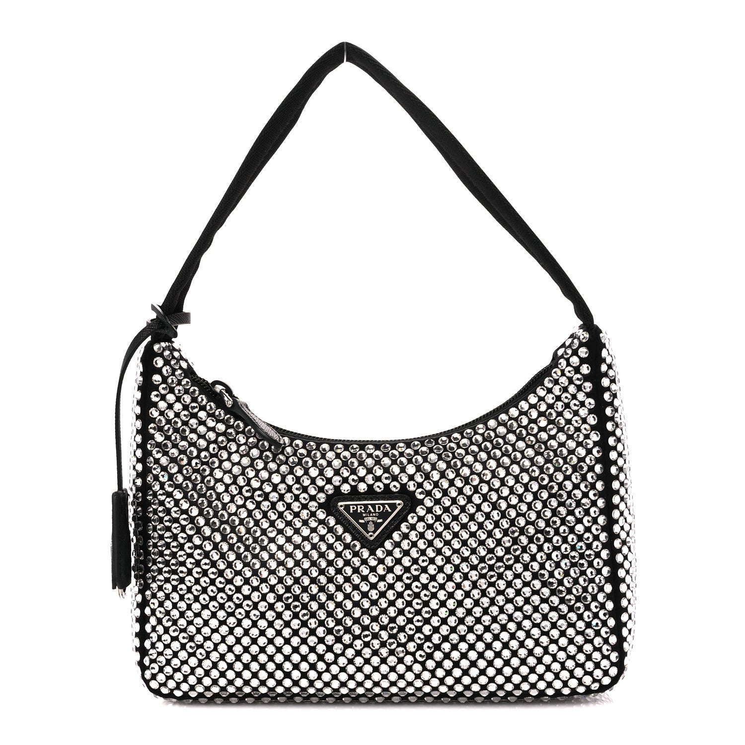 Prada Satin Crystal Mini Re-Edition 2000 Bag Cristal 1 of 12