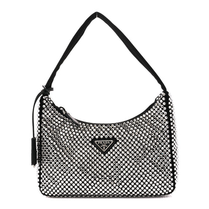 Prada Satin Crystal Mini Re-Edition 2000 Bag Cristal 1 of 12