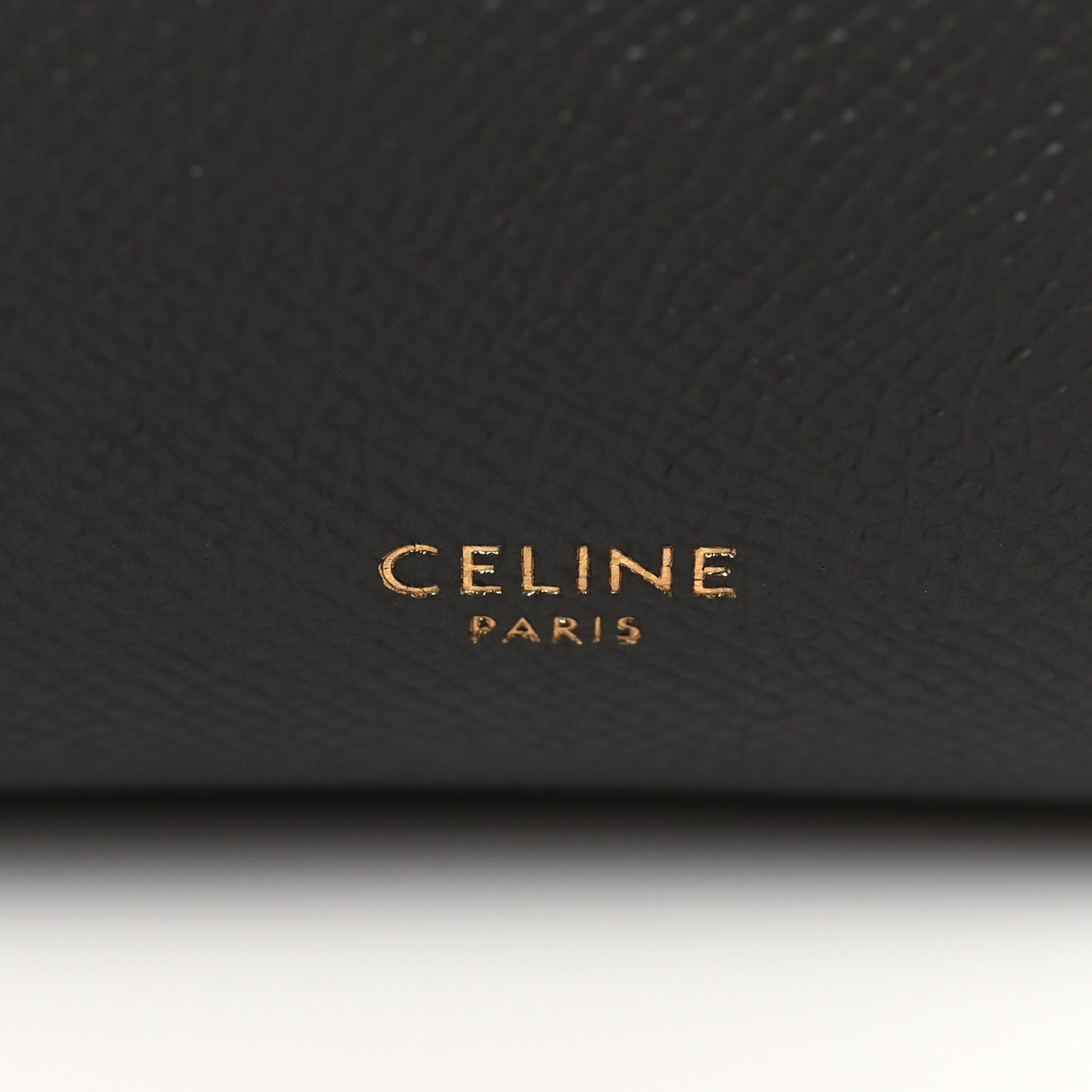 Grained Calfskin Nano Belt Bag Grey