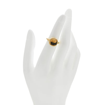 Marco Bicego 18K Yellow Gold Citrine Medium Jaipur Stackable Ring 49 5 2 of 7