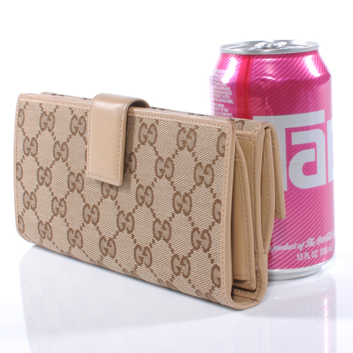 Monogram Metal Bar Continental Wallet