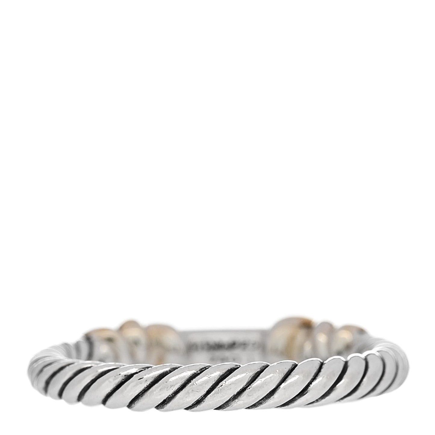Sterling Silver 18K Yellow Gold Diamond Petite Helena Wrap Ring 54 7