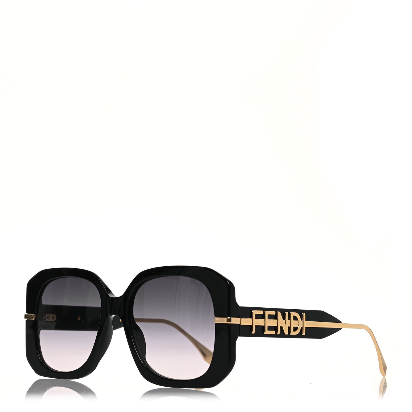 Acetate Fendigraphy Sunglasses FE40065I Black