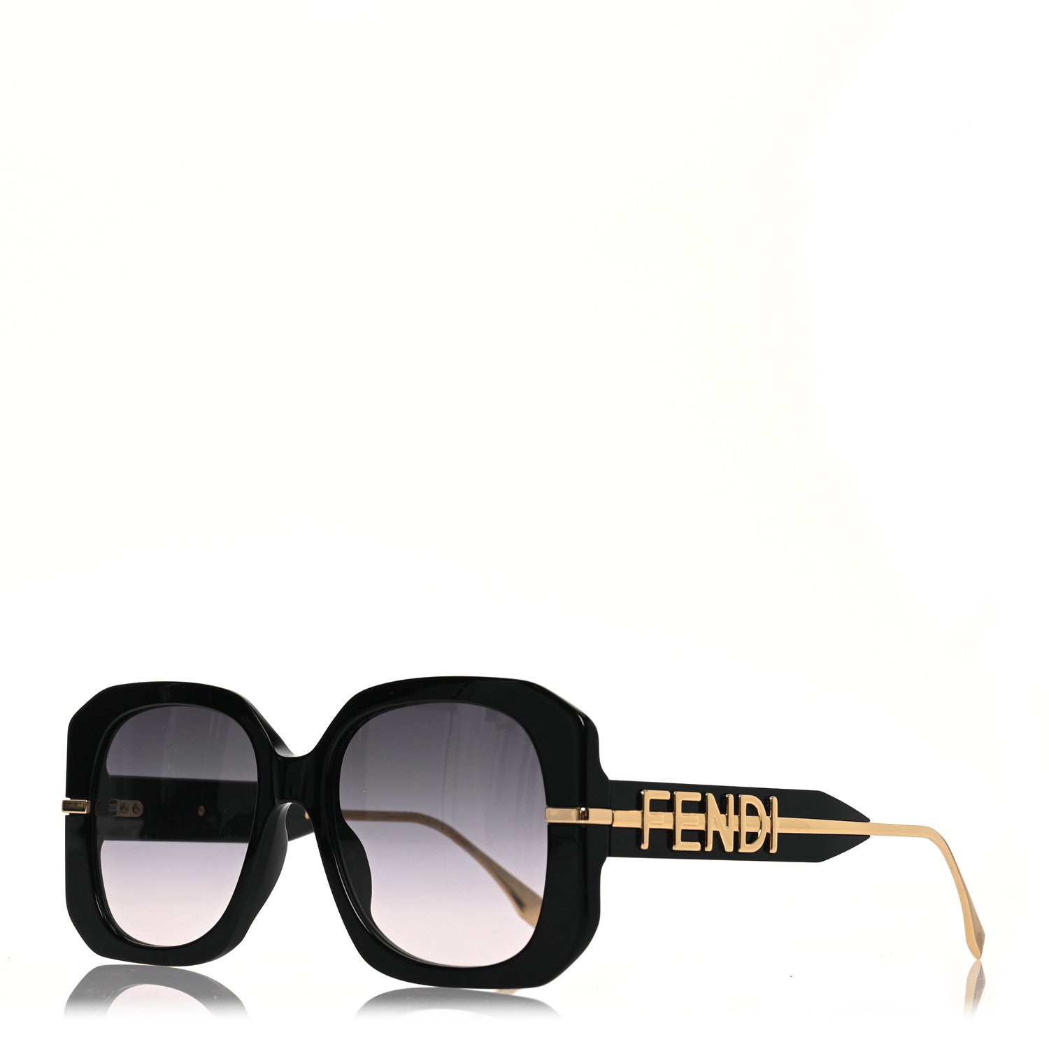 Fendi Acetate Fendigraphy Sunglasses FE40065I Black 1 of 8