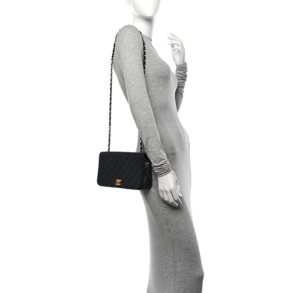 Chanel Lambskin Quilted Small Single Flap Black 2 of 14