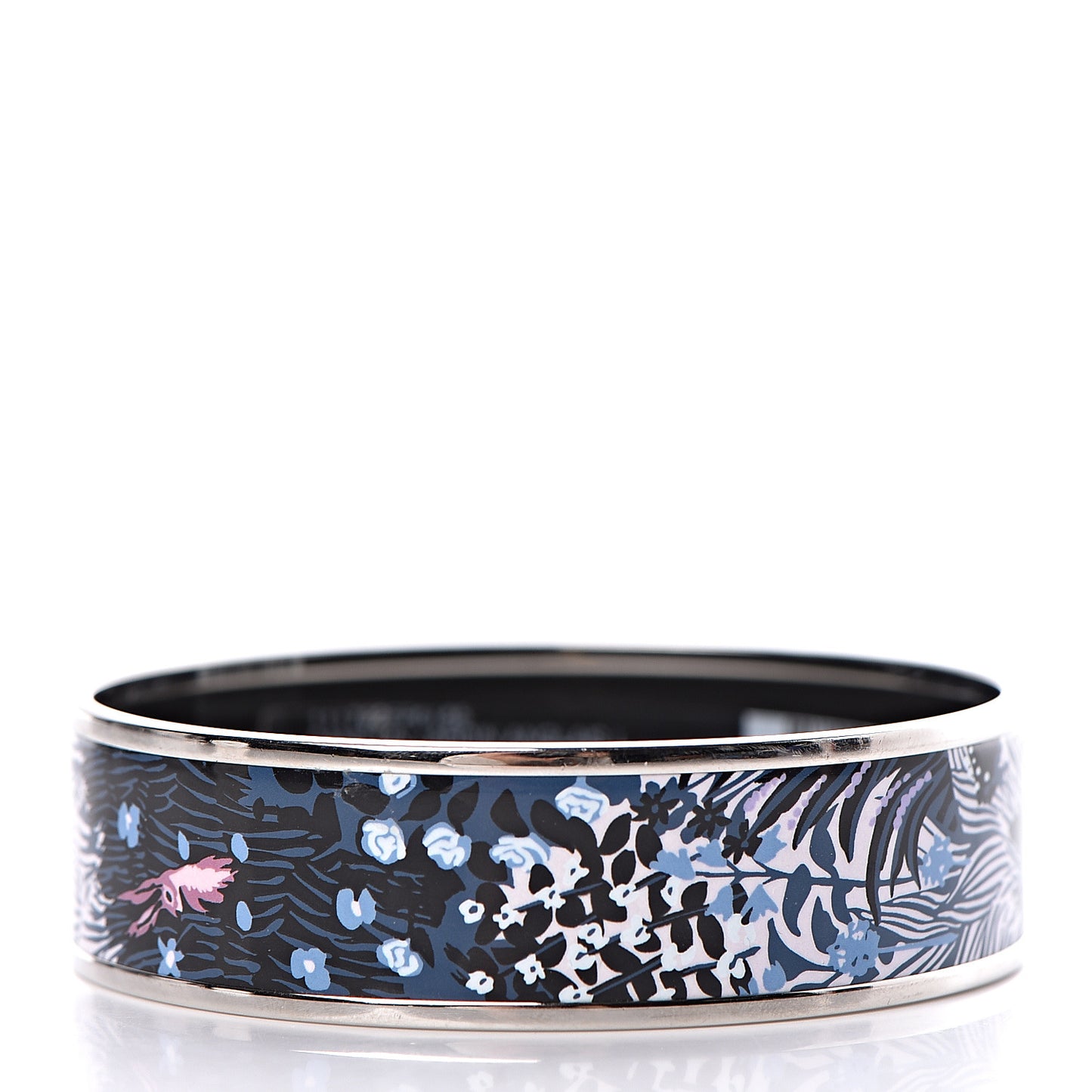 Enamel Printed Wide Dans Un Jardin Anglais Bracelet 65 Arts And Crafts
