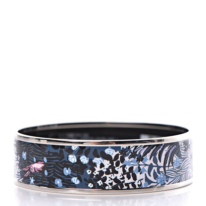 Hermes Enamel Printed Wide Dans Un Jardin Anglais Bracelet 65 Arts And Crafts 3 of 6