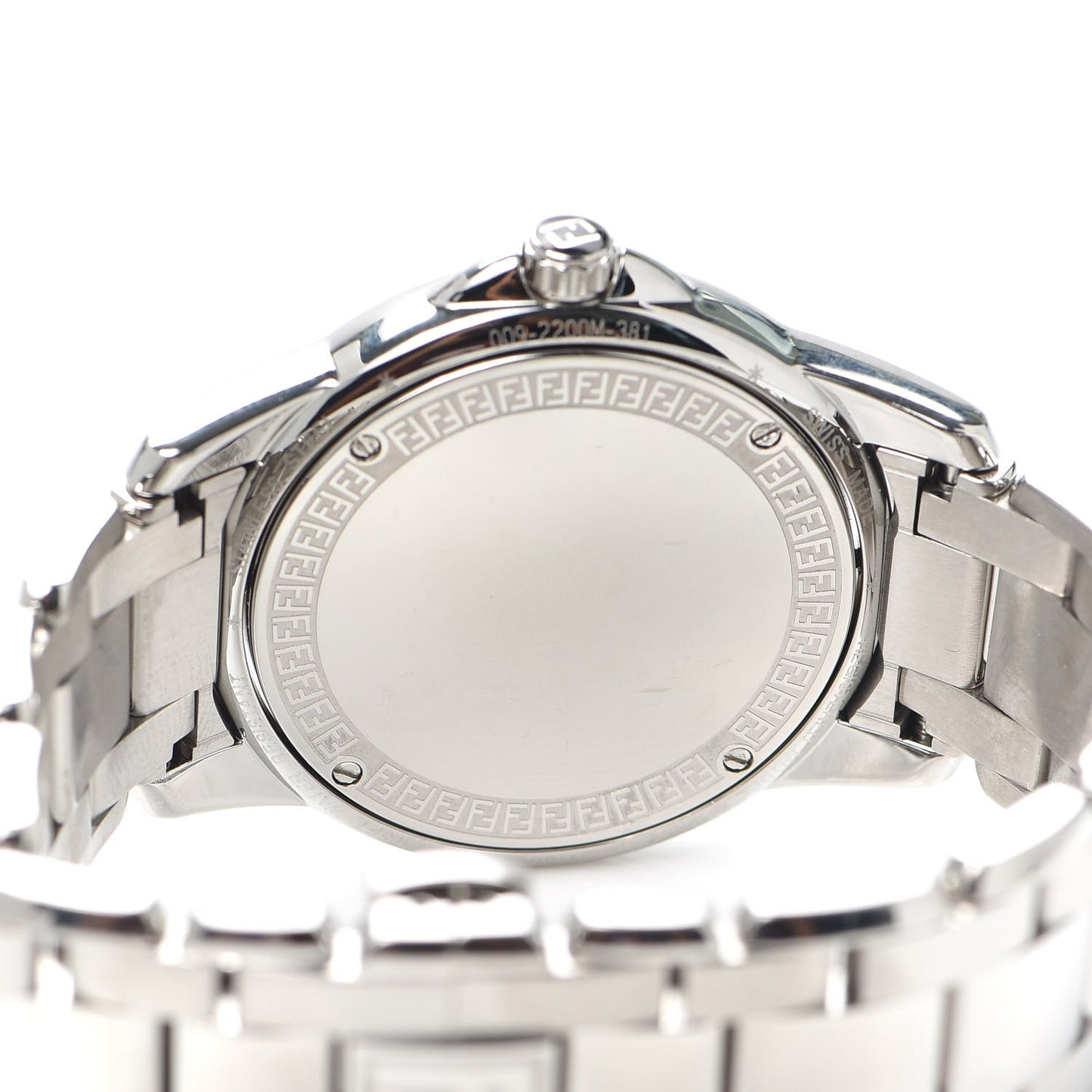 Stainless Steel Diamond 38mm Round Momento Quartz Watch