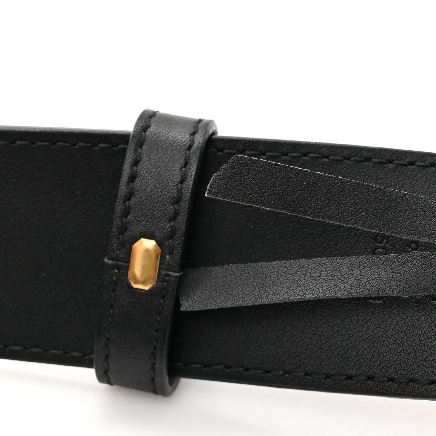 Gucci Calfskin Double G 30mm Belt 90 36 Black 4 of 5