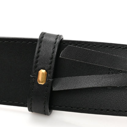 Gucci Calfskin Double G 30mm Belt 90 36 Black 4 of 5