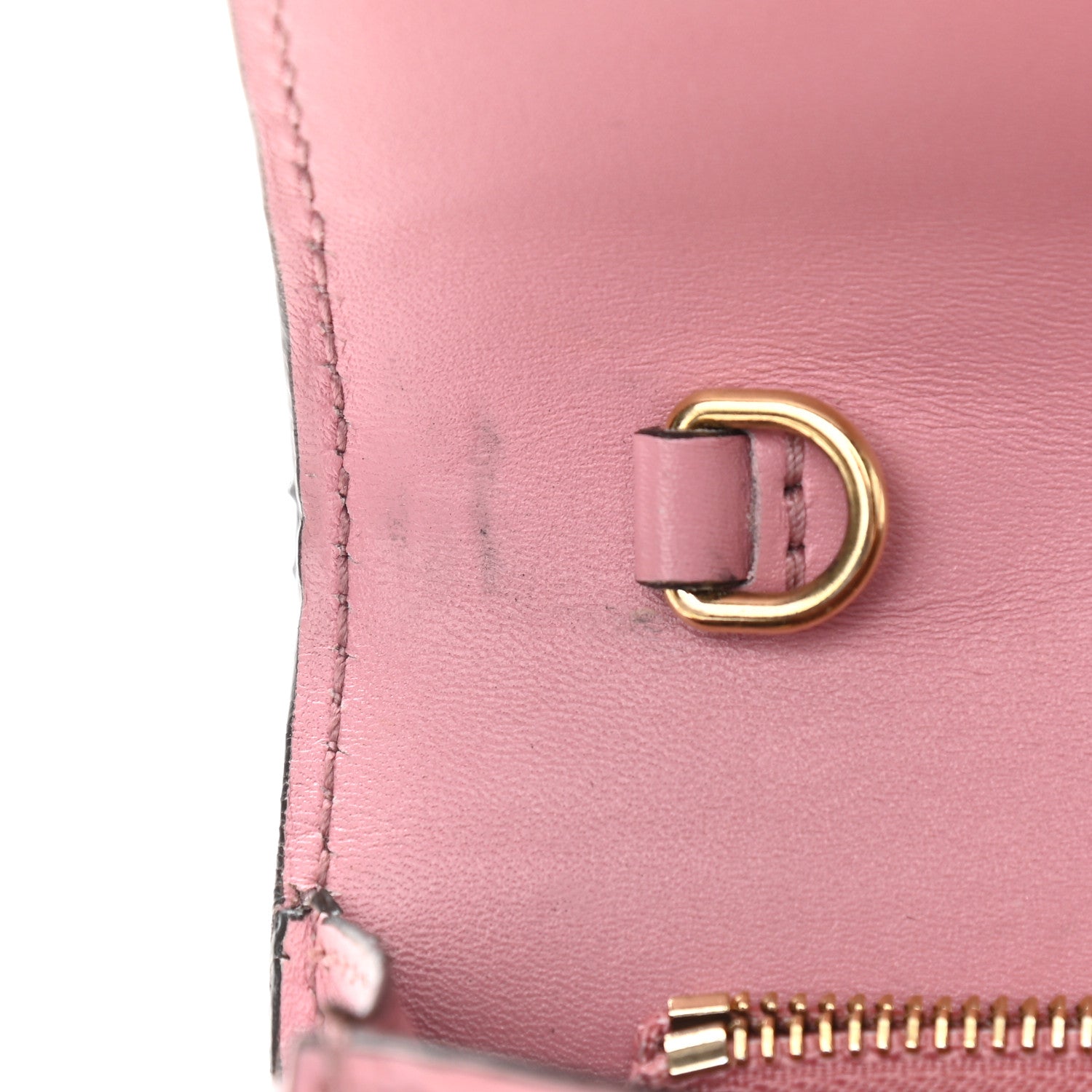 Gucci Guccissima Icon Chain Wallet Carmine Rose 11 of 11