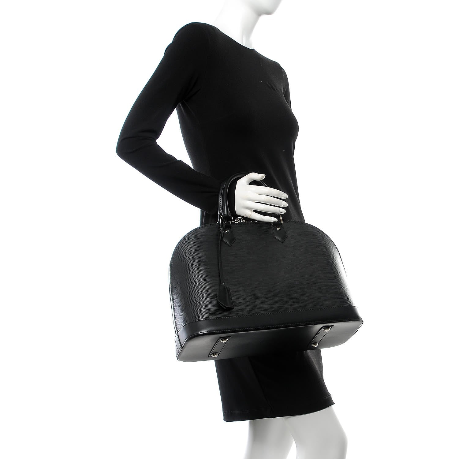 Louis Vuitton Epi Alma GM Black 2 of 7