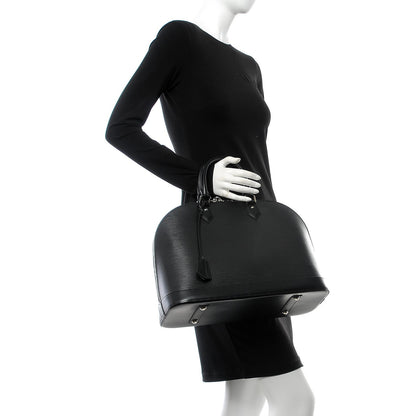 Louis Vuitton Epi Alma GM Black 2 of 7