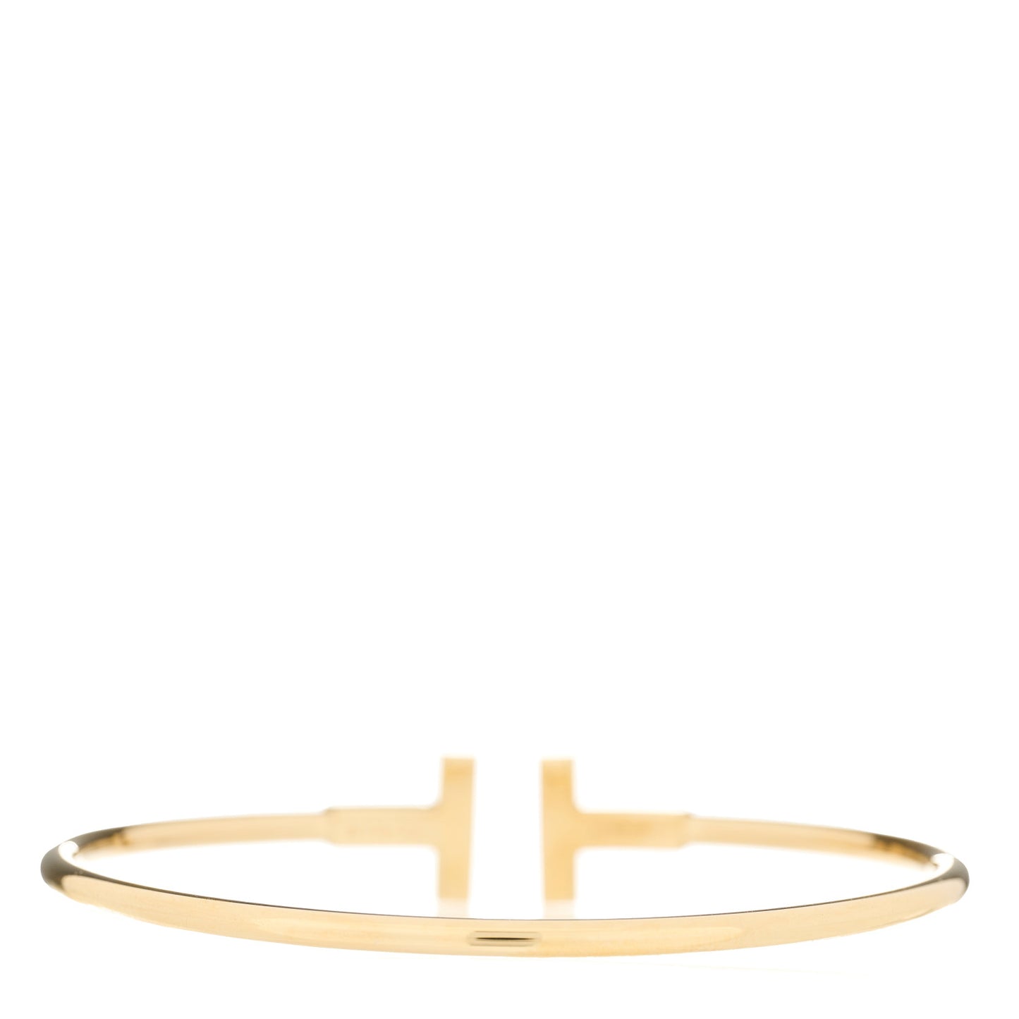 18K Yellow Gold Mother of Pearl T Wire Bracelet