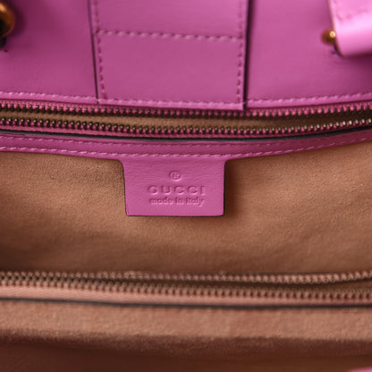 Gucci Calfskin Matelasse Small GG Marmont Tote Candy Mousse 8 of 10