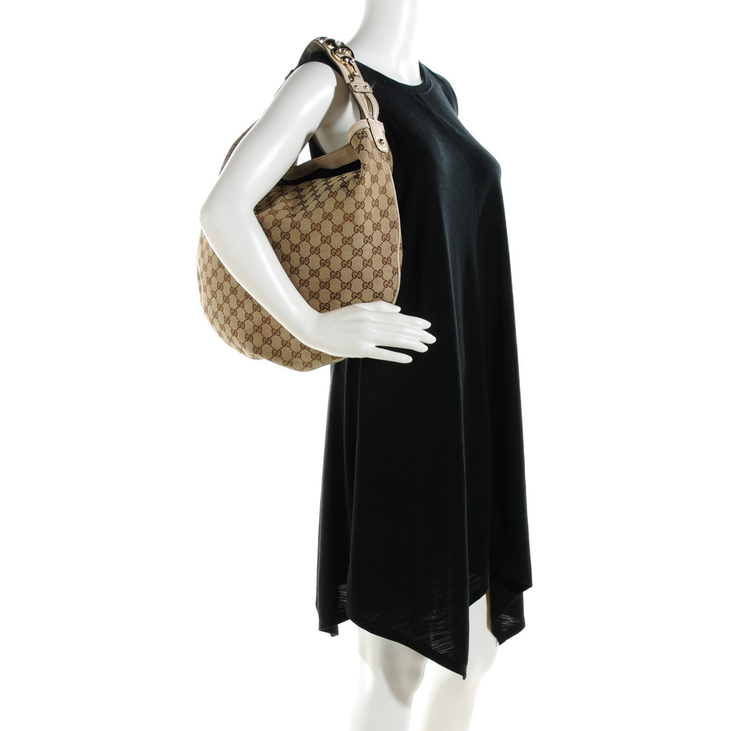 Gucci Monogram Large Wave Hobo Off White 2 of 7
