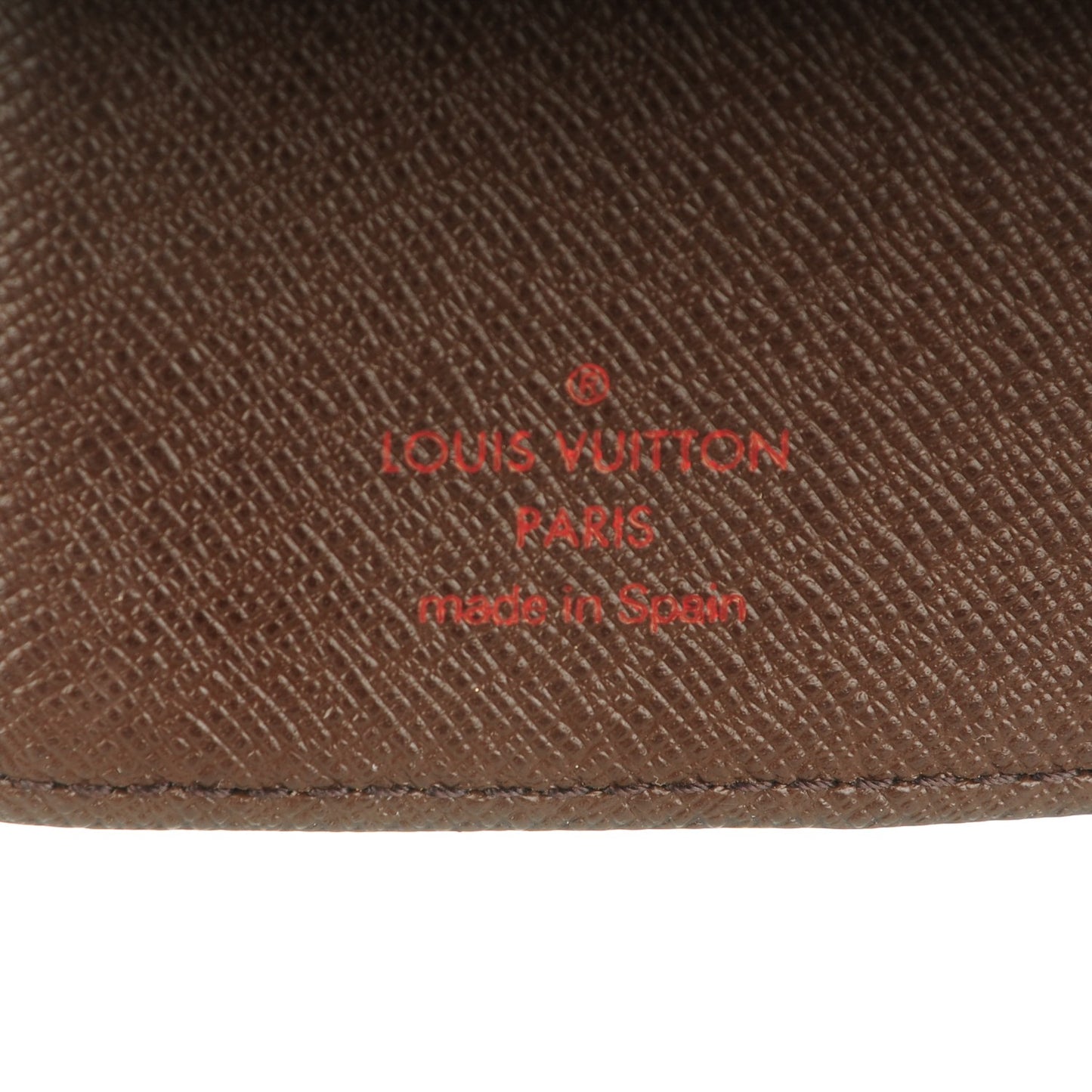 Damier Ebene Small Ring Agenda Cover