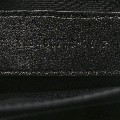 Saint Laurent Calfskin Y Quilted Monogram Loulou Flap Bag Black 8 of 14
