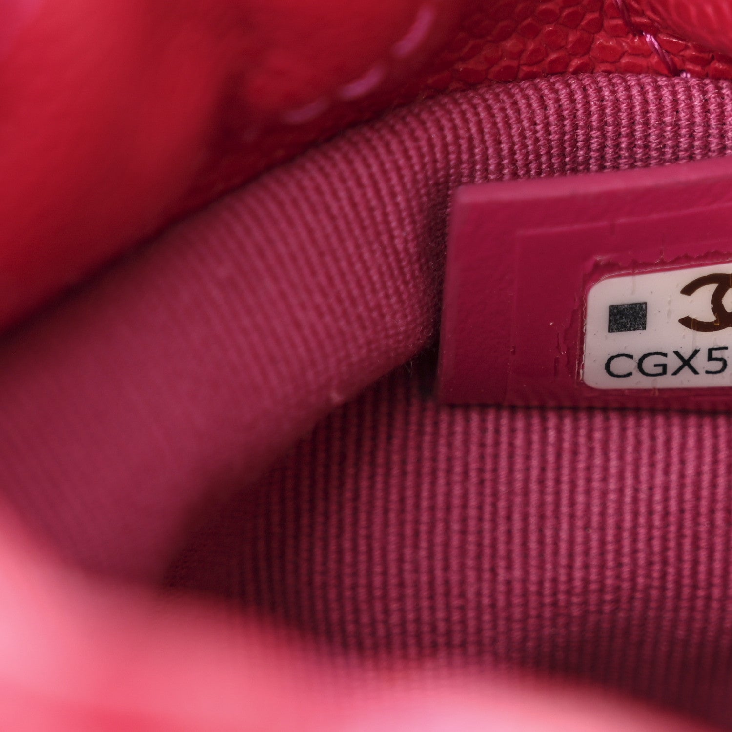 Chanel Caviar Quilted Twist Your Buttons Mini Bucket Bag Fuchsia 7 of 10