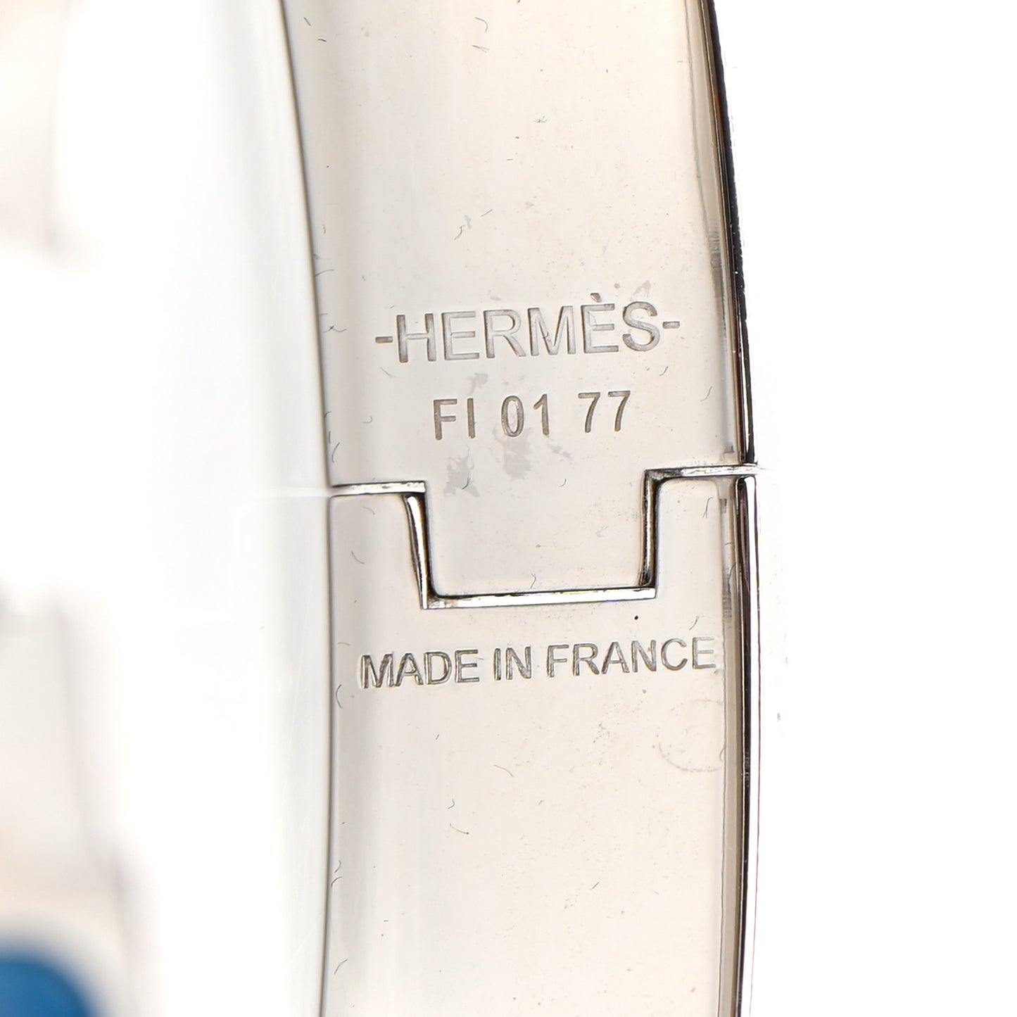 Enamel Narrow Clic Clac H Bracelet PM Bleu Jodhpur