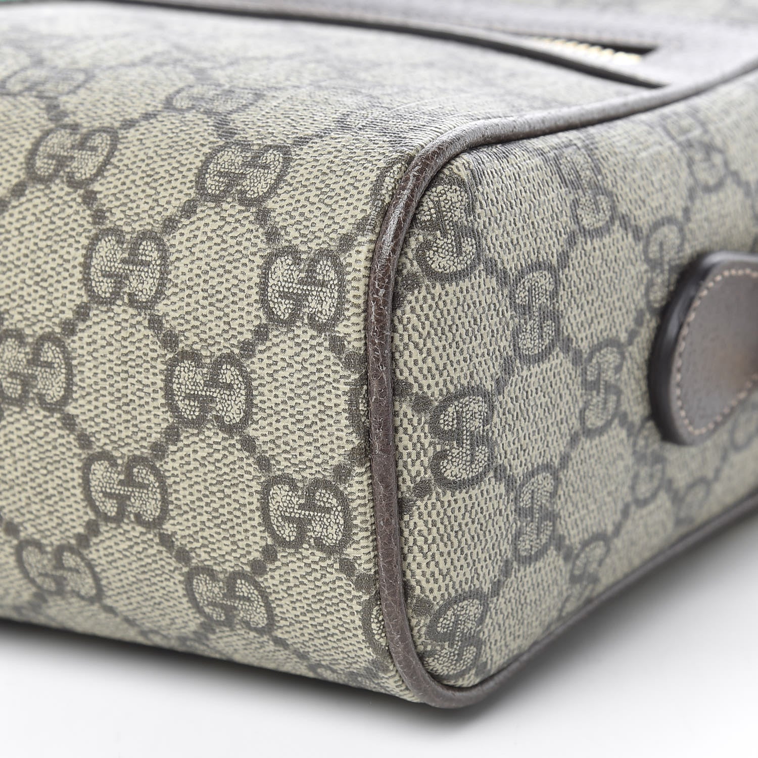 Gucci GG Supreme Monogram Web Small Ophidia Shoulder Bag Brown 7 of 10