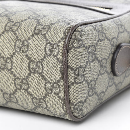 Gucci GG Supreme Monogram Web Small Ophidia Shoulder Bag Brown 7 of 10