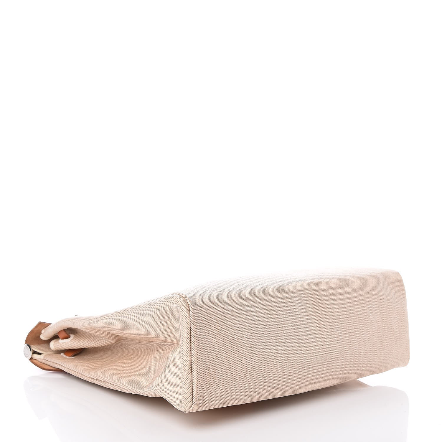 Hermes Toile Vache Calfskin Herbag 40 GM Natural 4 of 9