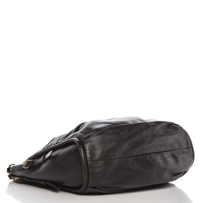Christian Dior Lambskin Medium Libertine Hobo Brown 4 of 14