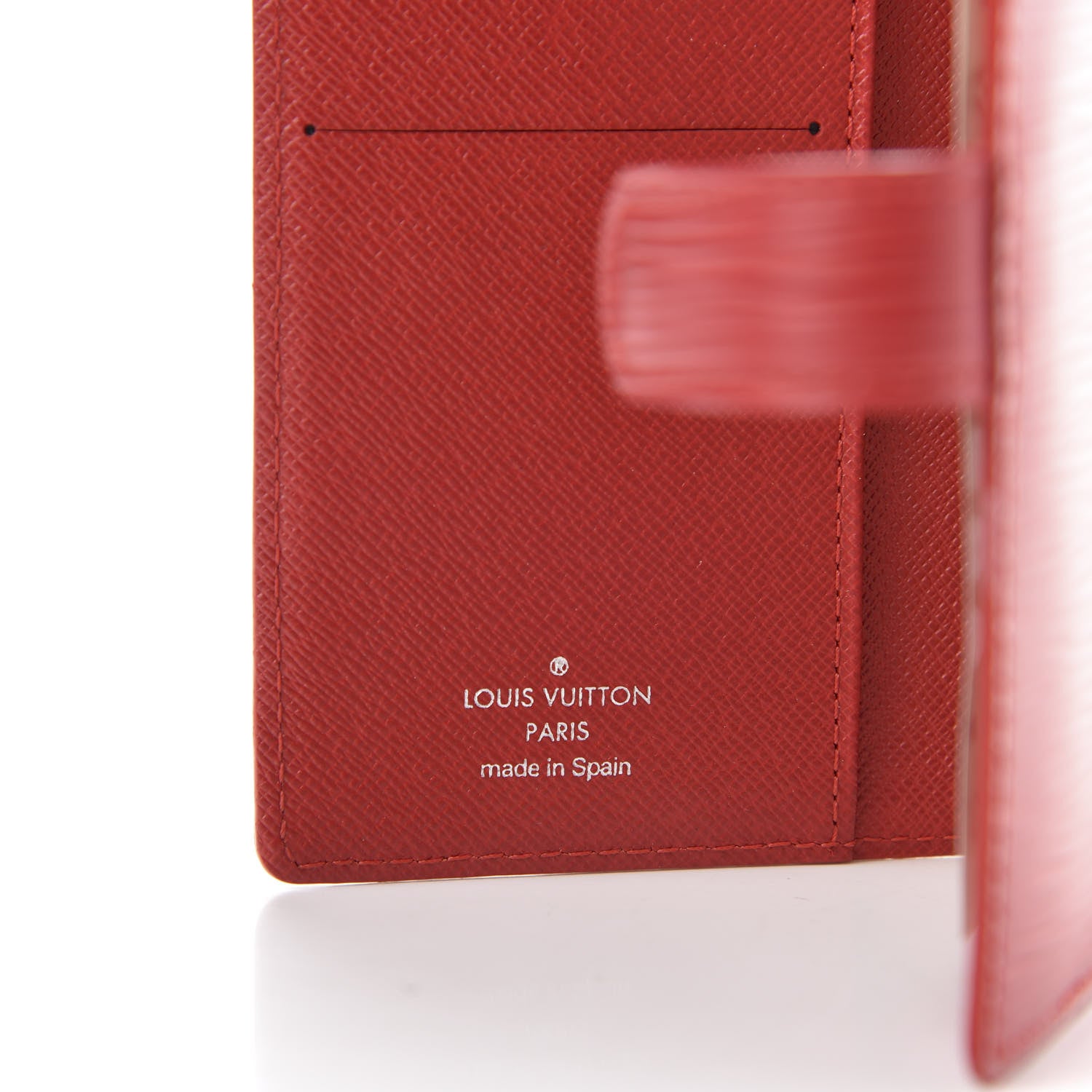 Louis Vuitton Epi Small Ring Agenda Cover Red 6 of 9