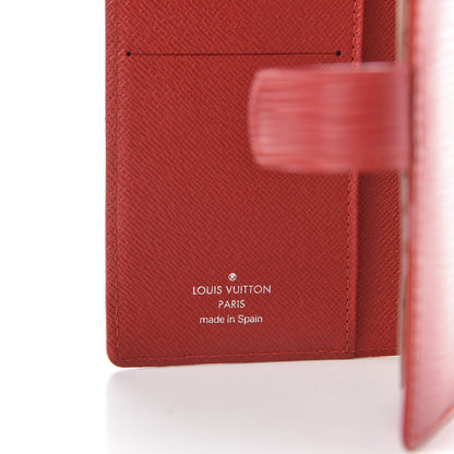 Louis Vuitton Epi Small Ring Agenda Cover Red 6 of 9