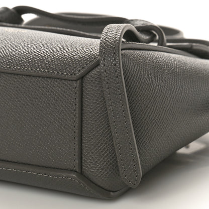 Celine Grained Calfskin Pico Belt Bag Grey 8 of 8