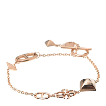 Hermes 18K Rose Gold Ronde Multi Bracelet SH 1 of 5